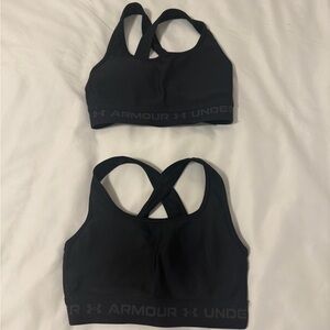 Under Armour Black Compression Sports Bras